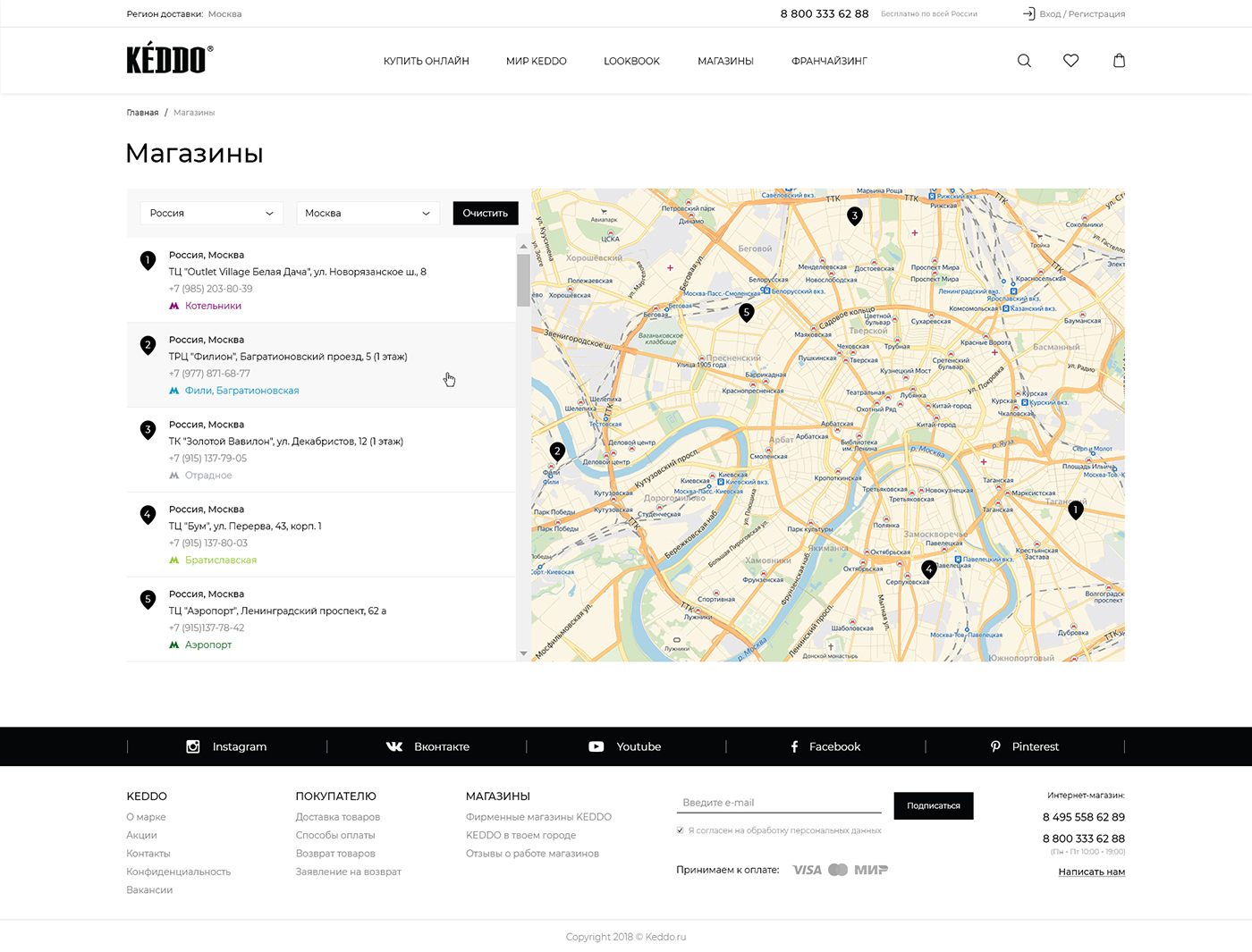 Обновлённая версия Keddo.ru