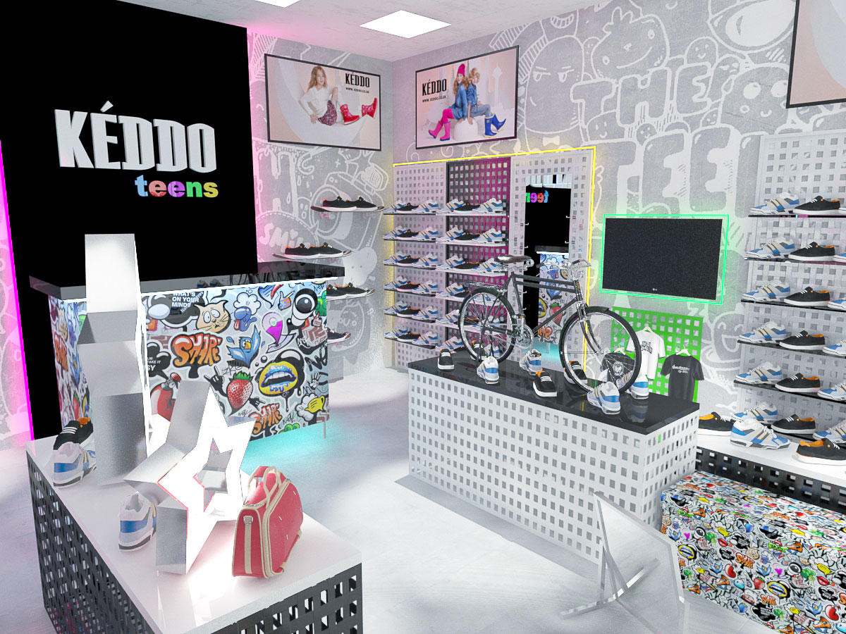 Стиль магазинов Keddo Teens